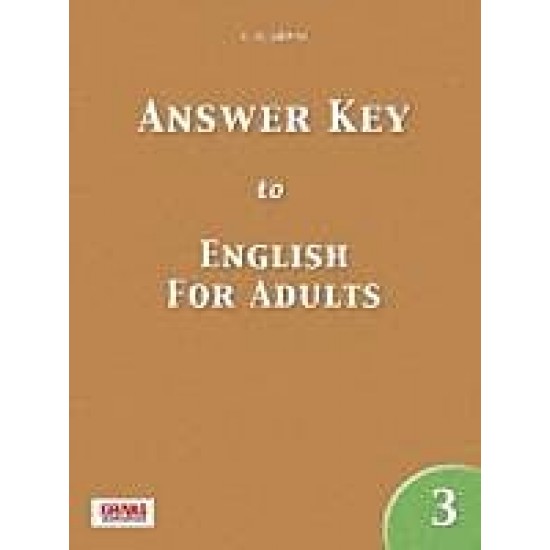 ENGLISH FOR ADULTS 3 ANSWER KEY